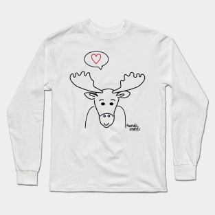 Love Moose Long Sleeve T-Shirt